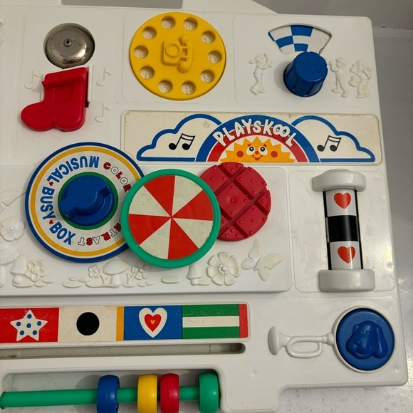 Vintage 1977‎ playskool musical busy box children’s  kids toy - Picture 4 of 9